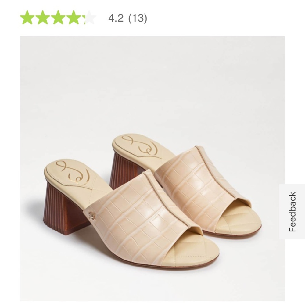 Sam Edelman Sonya Mule - Eggshell